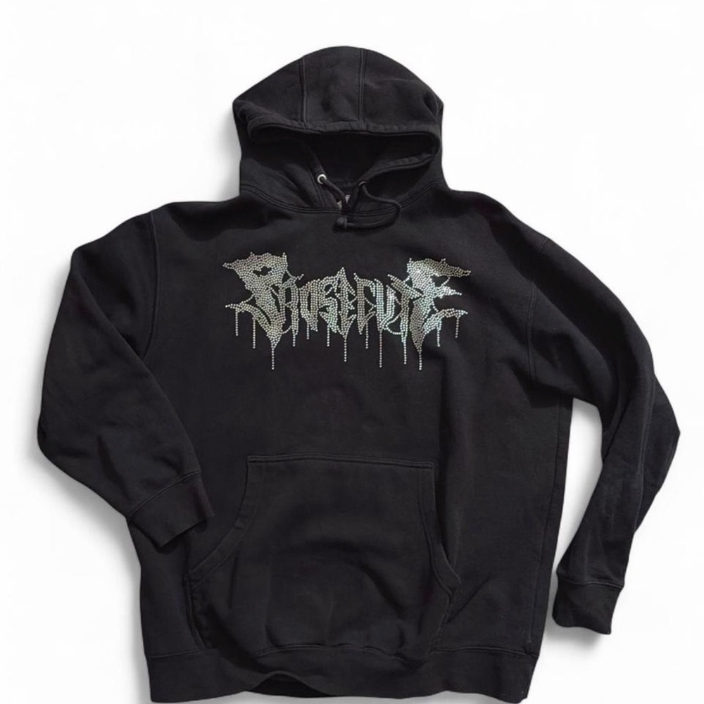 Black luxury quality Hoodie L